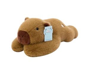 de peluche de capibara, animal de peluche suave, linda decoración de la habitación, muñeca de almohada abrazable, para dormitorio interactivo, sala de estar, sofá, oficina, viajes, oferta para