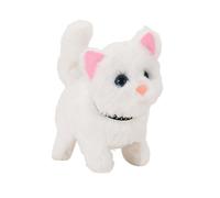 de Peluche - Gato con Habilidades Cognitivas Interactivas, Gatito Robot eléctrico Realista | Juguetes para Mascotas de Piel y tierna, ladridos, Funcionamiento con Pilas, Regalos para