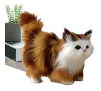 de peluche para gatos, gato realista, pequeños animales de peluche
