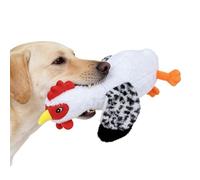 de peluche para perros - interactivo en forma animal 34x11x10,5 cm, de arrugado 300g | El mecanismo de sonido incorporado proporciona una respuesta de retroalimentación