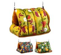 de Periquito, Hamaca Plegable, Suave y cómoda, Refugio para Cama de cacatúa, Hamaca para Loros, para Invierno, Clima frío, Descanso en Interiores, cría para Dormir, Lovebird Finch Conure The