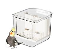 de Periquitos | Dispensador Transparente para Pájaros,Dispensador De Alimentos para Cacatúas | para Conuro, Loro, Cacatúa, Canario, Pinzón, Cacatúa NINFA, Inseparable, Gorrión
