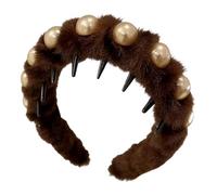 de Perlas para Mujer Banda Para El Cabello Antideslizante