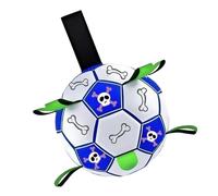 de perro de fútbol genérico, Puppy Training Herding Ball, 5.91x5.91in Tug of War Entertainment, Portable Grip Tabs, Interactive Play Design for Garden, Park, Beach, Backyard