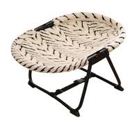 de Perro Elevado | Hamaca de Camping Antideslizante Plegable portátil para Uso al Aire Libre,Plegable 57 X 41 X 26 cm Cama para Perros elevada,para Perros Gatos Cachorro Camping Al Aire Libre