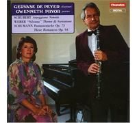 De Peyerpryor Works for Clarinet and Piano (CD) Album (Importación USA)
