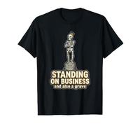 De pie en el Negocio Humorístico Mortalidad Suc Life Halloween Camiseta gráfica económica