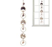 De Piedras Chakra | 7 Anillos Hechos a Mano Decoración Natural | Piedras De Sanacion Y Decoracion,Para Navidad Cumpleaños Fiestas Árbol Oficina Salón Dormitorio Baño Coche