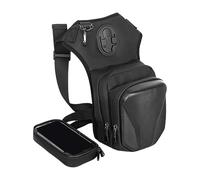 De pierna para hombre, bolsa de pierna ajustable con correas extraíbles | Multifunción con cinturón ajustable y reflectante para ciclismo - Porta teléfono, llaves y accesorios deportivos