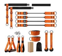 de Pilates, Kit de Bar de Pilates con Bandas de Resistencia para Mujeres, de Entrenamiento en el hogar para piernas | de Ejercicio para el Gimnasio | Equipos de Entrenamiento para