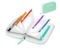 de píldoras - Estuche organizador de tabletas impermeable | 14 compartimentos, de viaje para píldoras reutilizable con cremallera | Para personas mayores, mujeres, hogar, oficina, mañana,