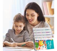 de pintura de colores, marcadores de pintura para niños | Pluma fina para rupestre,Suministros de arte de colores, bolígrafo de secado rápido para manualidades impermeables para papel, cerámic