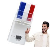 de pintura facial arcoíris | Bolígrafo con impresión de banderas | nacionales con 3 colores | Marcador facial lavable del orgullo, pintura arcoíris, patriótico para todos los eventos