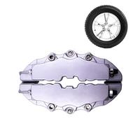 de Pinzas de Freno, detienen la Visibilidad del óxido al Instante, Kit Universal de Estilo Delantero y Trasero para Coche, ABS Resistente a Altas temperaturas, Juego de 2 para modificación