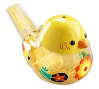de pipa de agua para niños, diseño de pájaro, con forma de pájaro, entrenador de música de transparente, ayuda a aprender con sonido activado por agua, promueve el lenguaje y el