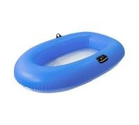 de Piscina - Balsa Inflable con Fondo Transparente, 160 x 110 cm, Lago para Pesca, Ocio, río, Relajante, Remo, Capacidad de 80 kg