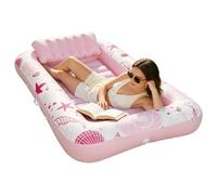 de Piscina Bronzante - de ocio acuático con portavasos - Balsa de relajación para tomar el sol | Para adultos, parejas, familias, vacaciones en un complejo turístico, en la playa, en el lago,