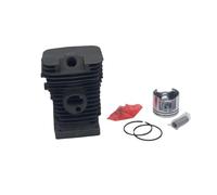 de pistón de cilindro de 38 mm de 37 mm compatible con MS170 MS180 170 180 MS171 MS181 MS 171 181 MS181C Cadena se adapta a piezas de motosierra de gas de jardín(MS170 37mm)