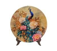 De Placas | Placa Decorativa 3D con Rompecabezass De Placa: Placas De Arte De Rompecabezs Coloridos De 10,23 Pulgadas con Soporte De Exhibición, para El Hogar, Sala De Esta