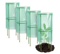 de plantas genéricas, Garden Seedling Protectors, 12 pulgadas Reusable Dome Covers with Vent Holes, Frost Barrier for Strawberry, Vegetables, Flowers, Greenhouse, Outdoor, Men, Mujeres