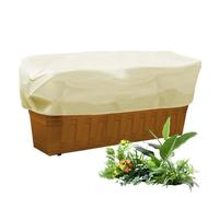 De Plantas Resistente A Las Heladas,Cubierta Rectangular De Plantas Frost Con Cordón,Protector Reutilizable Para Camas De Jardín - Para Jardín Jardín Terraza Jardín Césped Invierno