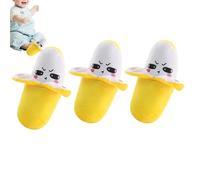 De Plátano, 3 Piezas Muñeco con Sensor Táctil Y Expresión Adorable, Juguetes Peluche Musical Frutas para Niños, Niñas Y Pequeños, Cumpleaños, Sofá, Decoración para El Hogar