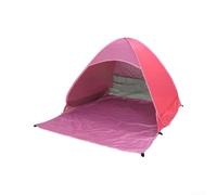 de Playa Automática UPF 50+ Protección Solar de Playa Automática | Tejido UPF 50+, bloquea rayos UV, protege sensible, ideal playa piscina, seguridad solar(Pink)