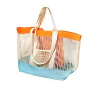 De Playa Con Mini Bolsillo, Alojamiento Para Varios Artículos, 31x34x21 Cm, Bolsas De Playa, Bolsas De Viaje De Malla Plegables, Funcionalidad Versátil Para Todas Las Estaciones, Para Viajes, Ca