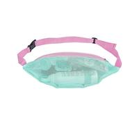 de Playa de Malla - Impermeable para niños y Adultos | Correa Ajustable, Juguete de Transpirable para Conchas, competencias de Playa, natación, Viajes y Salidas, Cinta Rosa Verde