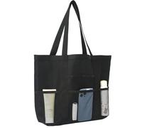 de playa, de natación portátil | La figura de malla impermeable. La función impermeable evita que tus pertenencias se mojen y una protección fiable cuando estés al aire libre, Negro, Ver