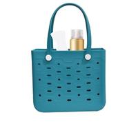 de playa,para la playa - de transpirable de EVA con diseño de agujeros - Bolso de mano portátil de gran capacidad, ligero, de viaje, para toallas, trajes de baño, protector solar, botellas de ag