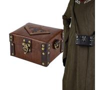 de poción genérica - 5,51 x 4,33 x 3,15 pulgadas Vintage Costume Prop PU Leather - Box With 12 Potion Bottles | for School Event Stage Party Photography Collection Men Adults Teens