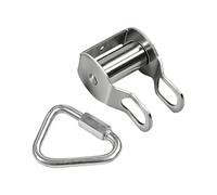 de Poleas con Cuerda,Rueda de Acero Inoxidable para Alta Resistencia | de Polea con Aparejo - para Tendedero, Mástil, Caza, Garaje, Techo, Camping, Bici, Cesta de Carga