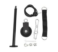 de poleas para Cables de Peso, de poleas para Gimnasio en casa, polea para Levantamiento de lats con Cable de 6,6 pies, polea de Entrenamiento Ajustable para Jaula