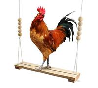 de pollo - 39,5 x 7 x 110 cm, grande, percha de madera | de madera natural para aves de corral de 300 g, accesorio funcional para colgar para gallineros para abba de