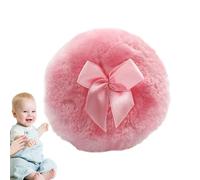 De Polvo Para Bebé - Esponjas Redondas Ultrasuaves Para El Cuerpo Y La Cara, Aplicador Cosmético, Maquillaje Con Lazo | Esponja Esponjosa De Agarre Cómodo Para Niños, Adultos, Cuidad