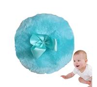 De Polvo Para Bebé - Esponjas Redondas Ultrasuaves Para El Cuerpo Y La Cara, Aplicador Cosmético, Maquillaje Con Lazo | Esponja Esponjosa De Agarre Cómodo Para Niños, Adultos, Cuidad