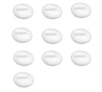 de polvo suelto para polvo, de maquillaje de franela con cinta pequeña, herramienta de maquillaje con almohadilla de algodón para fotografía para niños Puff Gigante De (White, One Size)