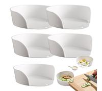 de preparación de comidas - tabla de cortar contenedor de almacenamiento Cuencos para preparar, ayudantes de cocina Caja de almacenamiento de fruta Placa lateral | Frutas Snack Postres