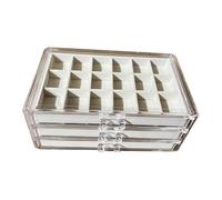 de presentación para colección de minerales | de exposición para fósiles - Organizador de almacenamiento 54 cajas para minerales conchas fósiles Figuras Ideas de regalo