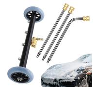 de presión debajo del cuerpo - Limpiador de alta presión de 40x14 cm | Camión accesorio de lavado automático | Boquilla de pulverización de acero inoxidable con extensión de subasta para la l