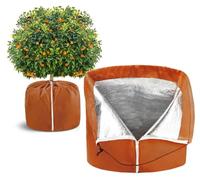 de protección contra el gel para macetas de - protección térmica a prueba de viento reutilizable, fundas de maceta exterior con cordón - para jardinero propietario al aire libre jardín arbustos