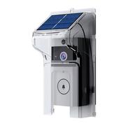 De Protección Eléctrica - Protector De Timbre Con Panel Solar, Cubierta De Timbre | Para Piso, Casa, Lugar De Trabajo Fuera De La Aula De La Loca