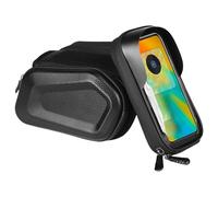 de protección frontal de bicicleta genérica - Touchscreen impermeable Hard Shell Pouch, gran almacenamiento para pequeños artículos | Front Beam Saddle Bag For Mountain Bike Outdoor Sports