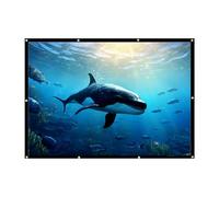 De Proyector para Exteriores: De Cine De Poliéster Portátil De 200x150 Cm, Plegable Resistente A La Intemperie, Cine En Casa Duradero | Compatible con Smartphones Tablets Pr