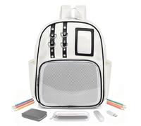 de PU - de almacenamiento estética con tablón de anuncios, cartera de presentación, para deportes, viajes, equipaje, senderismo, cómic, trabajo, fitness, vida cotidiana y al aire libre