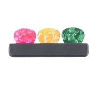 de púa de guitarra - Acústica eléctrica, soporte para púas, estuche de almacenamiento para púas de guitara con respaldo adhesivo, accesorios para guitarra ukelele bajo | Regalo de músico para e