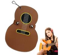 de púas para guitarristas | Llavero organizador con 17 ranuras, de piel sintética para púas - para músico apasionado bajo ukelele