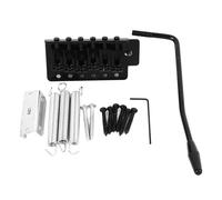 de Puente de Trémolo de Guitarra Eléctrica de Puente de Guitarra Profesional de Metal Sq St Left Hand (Negro)