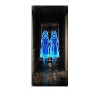 de Puerta Decorativa de Halloween Telón de Fondo Decorativo Espeluznante 89